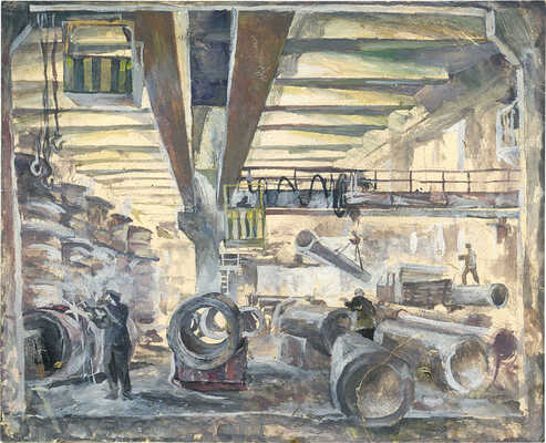 Раткин Владимир Михайлович. В трубопрокатном цехе